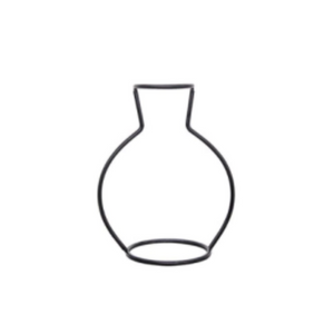 Retro Iron Outline Vases
