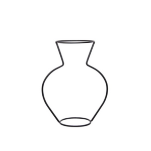 Retro Iron Outline Vases