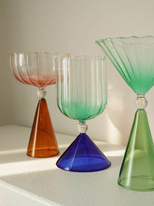 Tri-Angle Cocktail Glasses