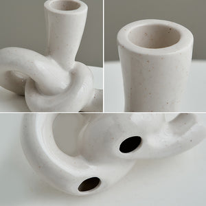 In Knots Candle Holder