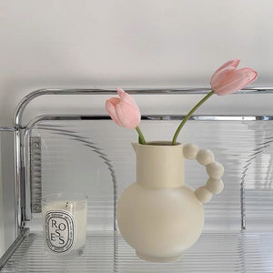 Vanilla Milk Pot Vase