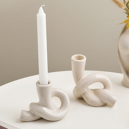 In Knots Candle Holder
