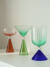 Load image into Gallery viewer, Tri-Angle Cocktail Glasses
