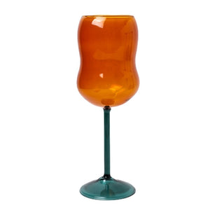 Color Spine Wine Glass