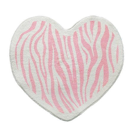 Pink Zebra Floor Mat