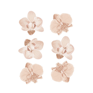 Neutral Floral Love Wall Sticker