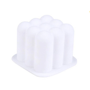Double-Bubble Cubes Silicone Candle Mold