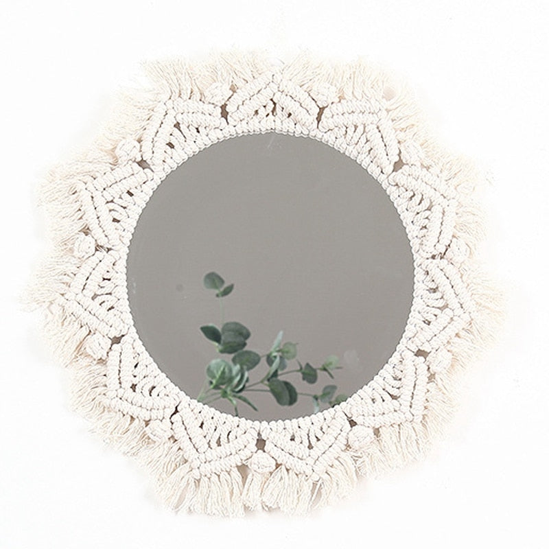 Byron Bay Handmade Macrame Mirror